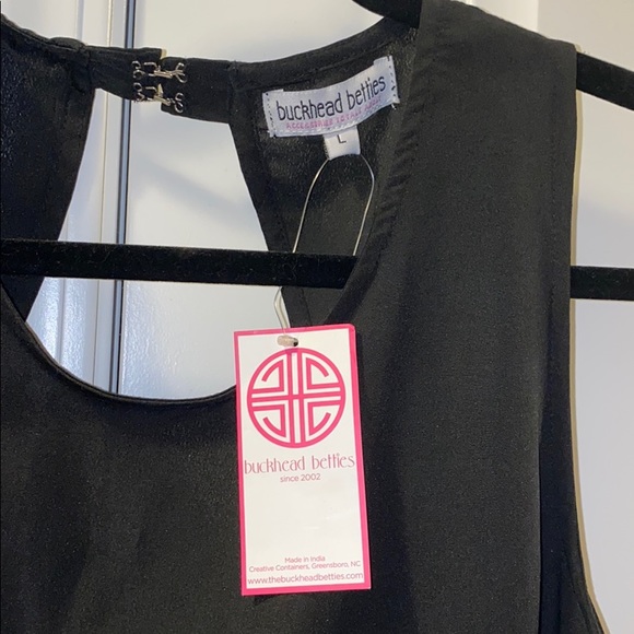 NWT Buckhead Betties Black Maya Mini Dress - Picture 5 of 5